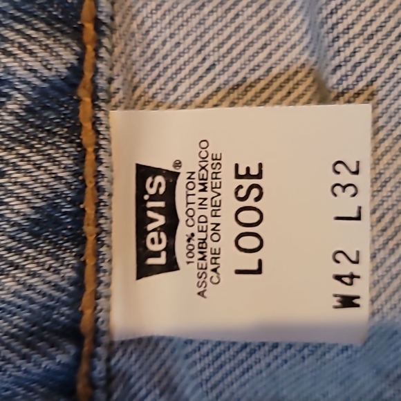 Vintage. 90s. Levis 545s. Loose fit baggy. Mens size w42 l32. DEADSTOCK. Unworn. - Picture 8 of 9